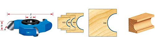 Amana Tool - SC532 Carbide Tipped 3-Wing Flute (Convex) 1-1/4 Flute x 5/8 Radius x 3-1/4 D