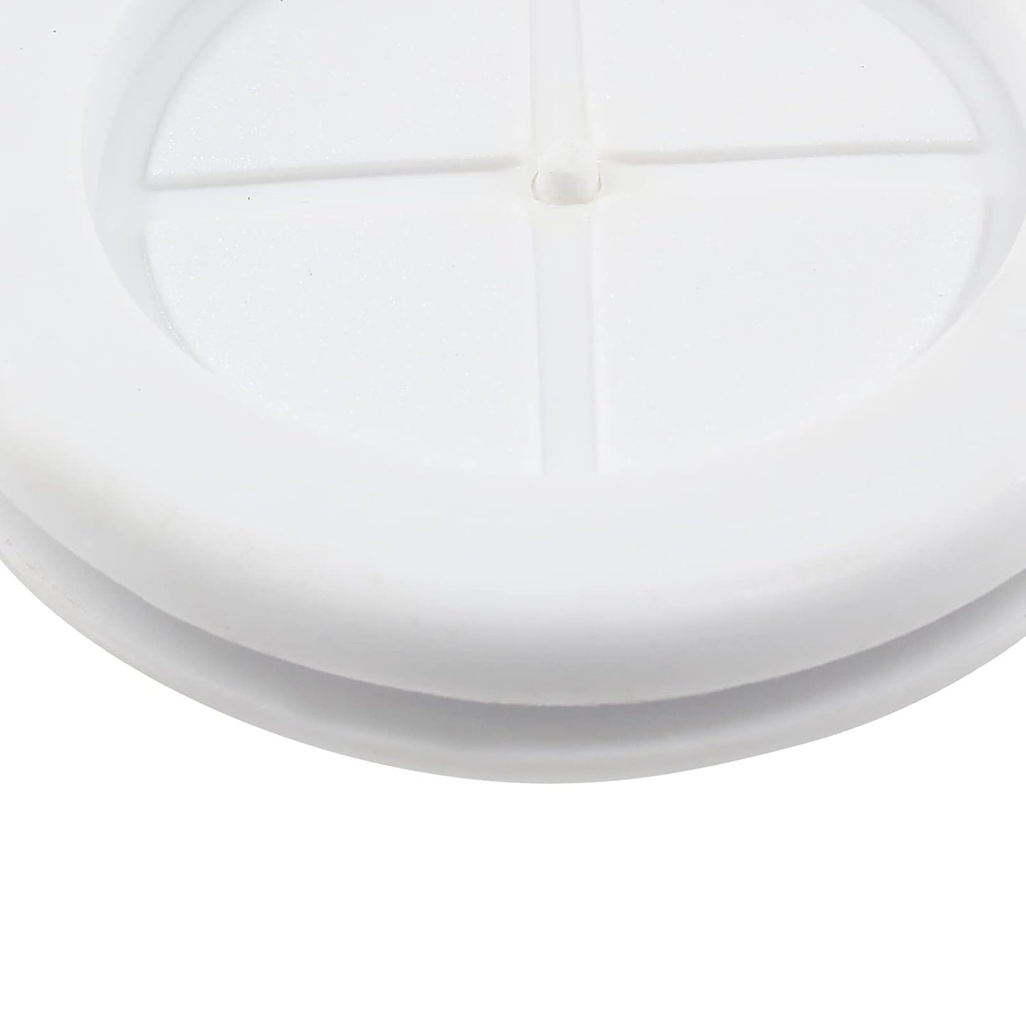 6 Pack Rubber Grommets 1-11/16" Inside Diameter 2" Drill Hole, Firewall Plug Grommet Rubber Grommets Wire Protection, Double Sided Round (White)
