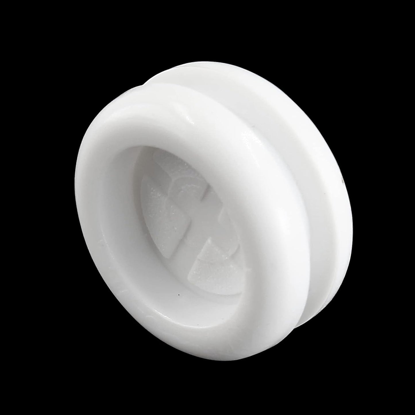 24 Pack Rubber Grommets 1/2" Inside Diameter 5/8" Drill Hole, Firewall Plug Grommet Rubber Grommets Wire Protection, Double Sided Round (White)