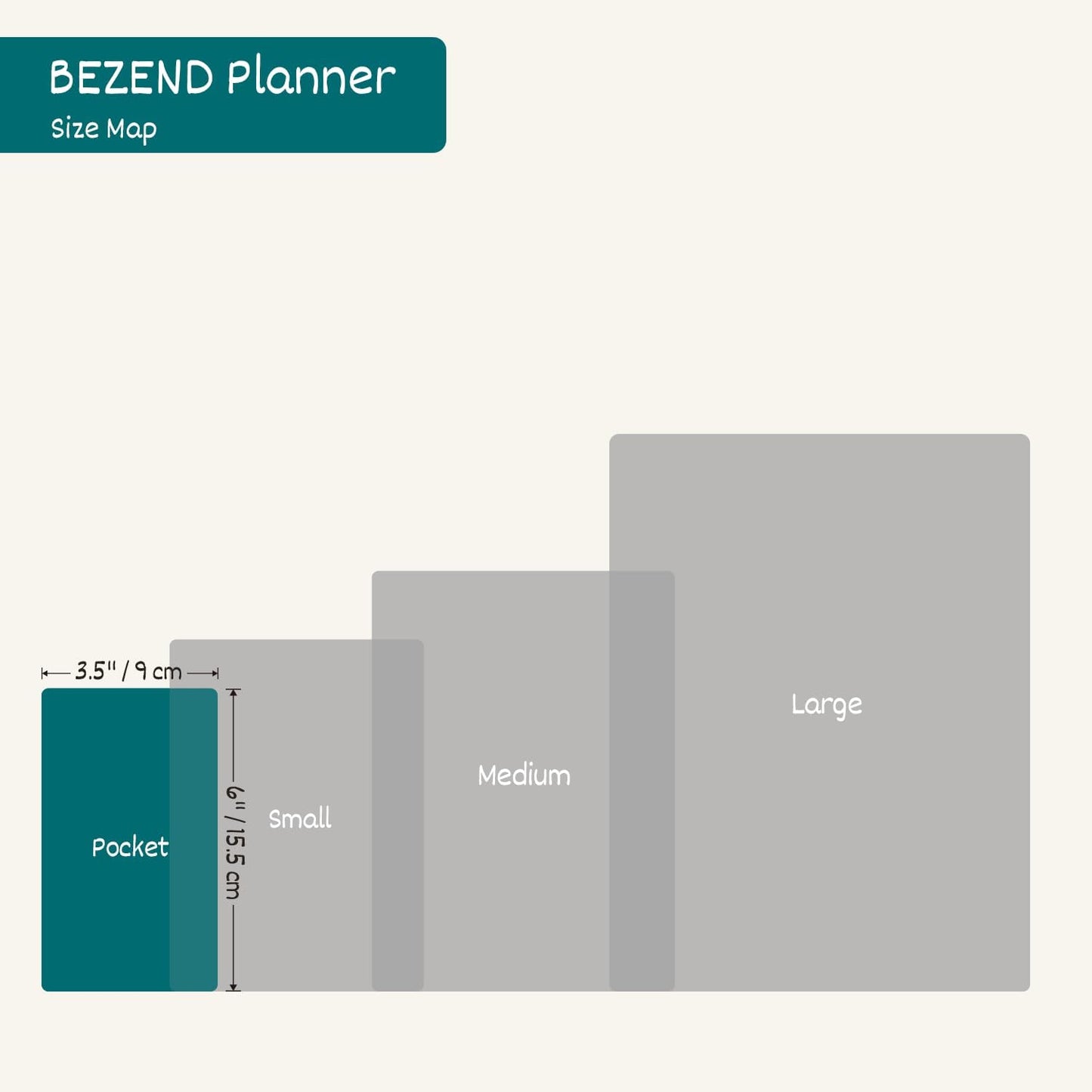 BEZEND Pocket Planner 2025-2026 Weekly with 2 Columns, 18-Month Academic Calendar (Jul 25-Dec 26), Life Work App., Storage Pocket, Pen Holder, PU Leather Softcover 3.5" x 6" Spiral - Prussian Blue