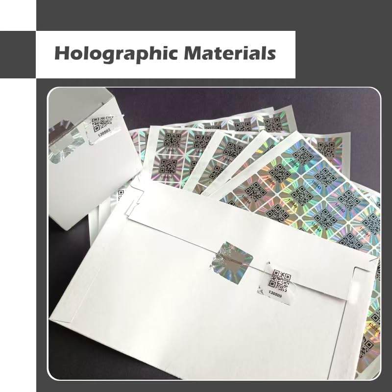 500pcs QR Code Hologram Warranty Void Sticker,Tamper Proof Security Seal Labels with Serial Number,Tamper evident Sticker(1x1 inch)…