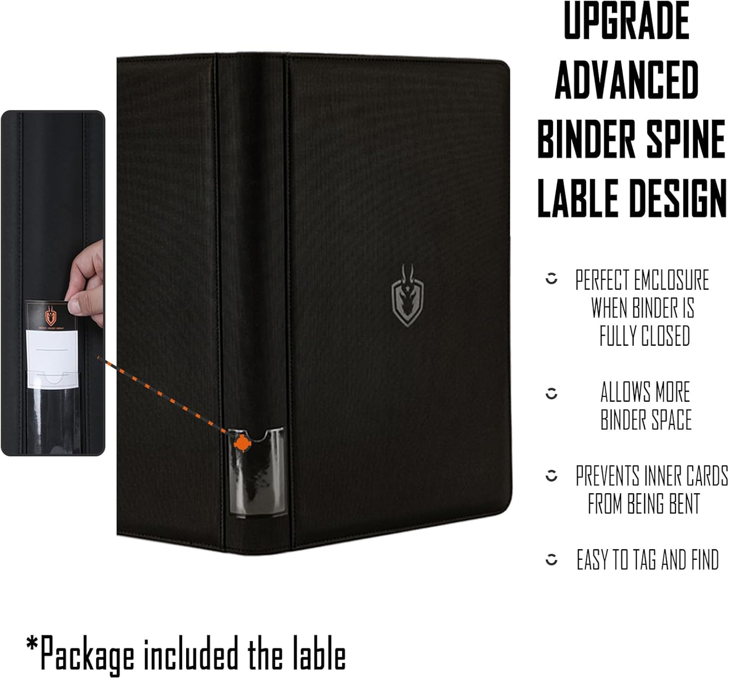 Premium-SV 1024 Pockets Card Binder,Label Design,16 Pocket Trading Card Zipper Binder, Ringless Side Loading Trading Card Album, Folder for TCG,MTG,Sports other Cards -Red