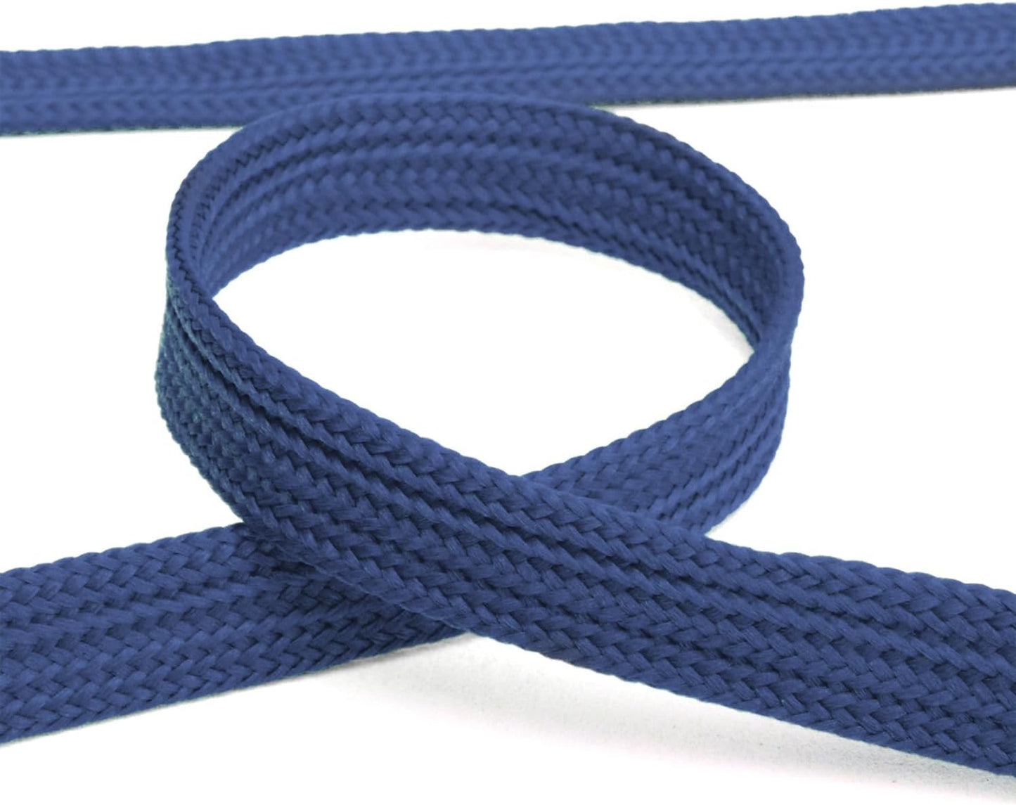 Lanyards 10 Pcs Bulk Lanyard for Id Badges Flat Lanyard with Badge Clip Swivel Hook (10, Navy Blue)