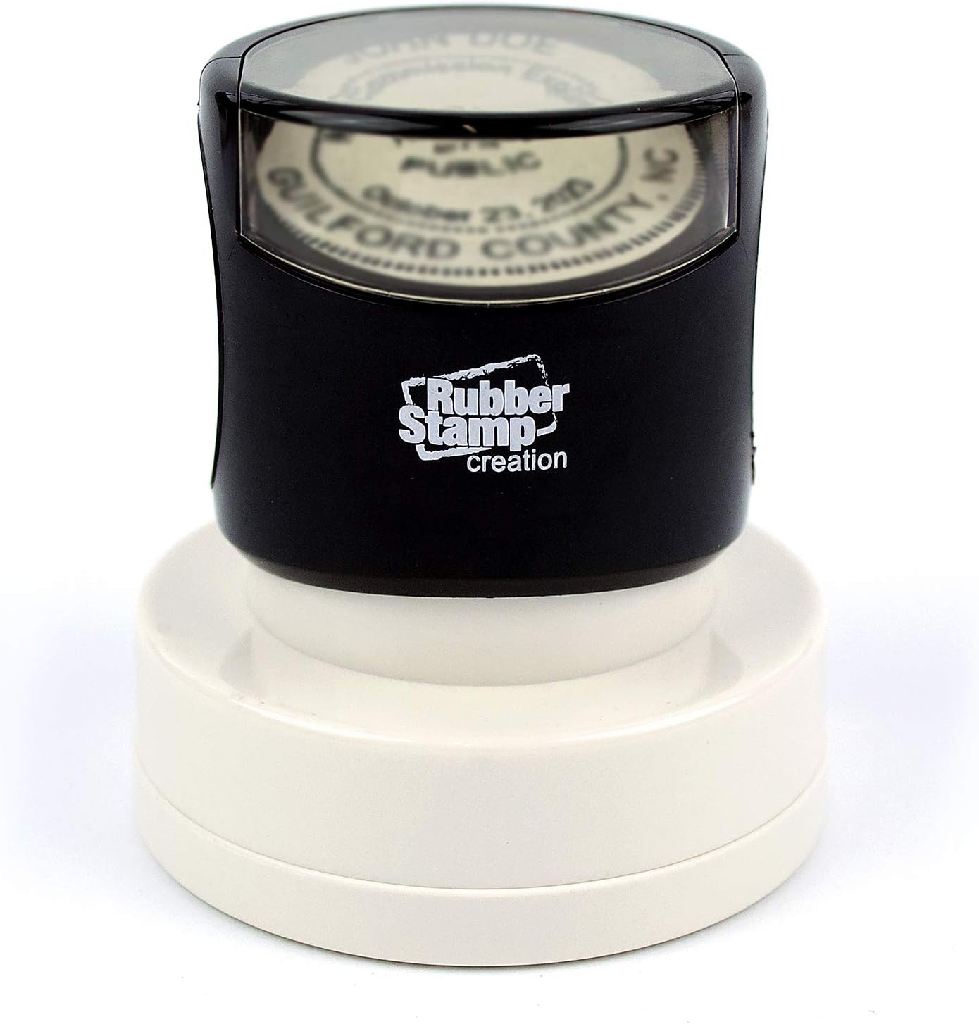 MaxMark Round Notary Pre-Inked Stamp for State of New York