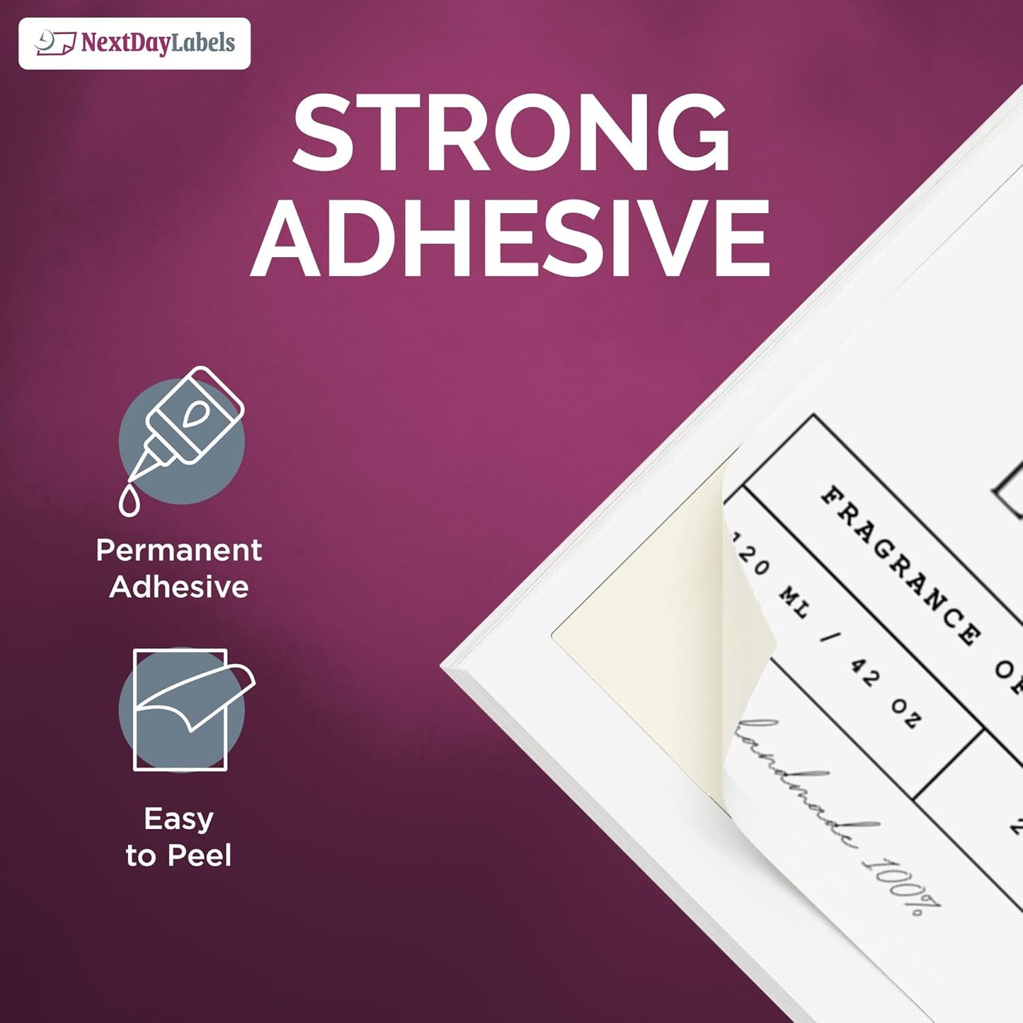 NextDayLabels – 4” x 5” Rectangular Sticker Labels for Printer - White Laser/Inkjet Printer Labels Return Address Labels Shipping Label Stickers (25 Sheets, 4 Per Sheet, 100 Labels)