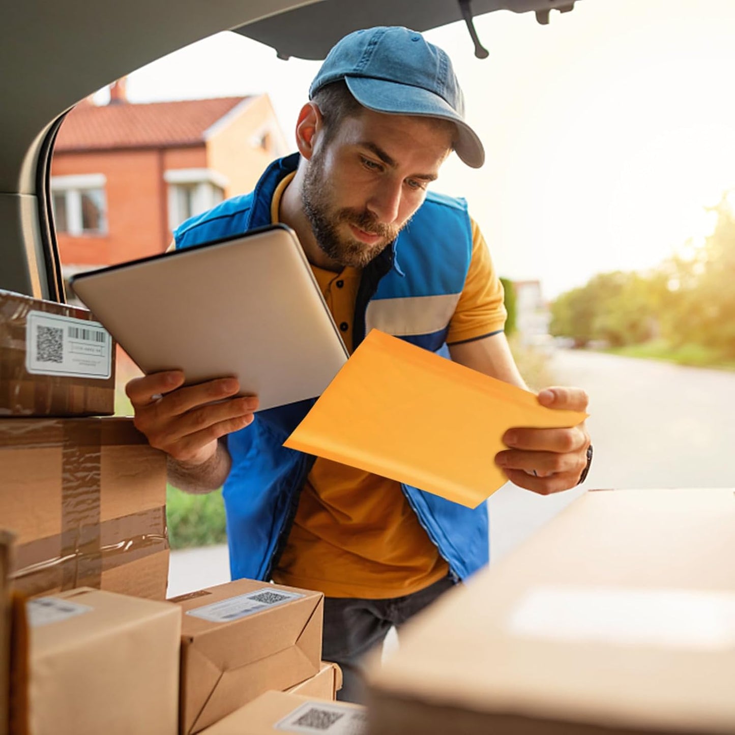 Kraft Bubble Mailers 8.5x11inch 25Pack Yellow Self-Seal Padded Envelopes Bubble Opaque Padded Mailers Shipping Bags for Small Businesses to Package and Mail Jewelry Cosmetics, Electronic Products