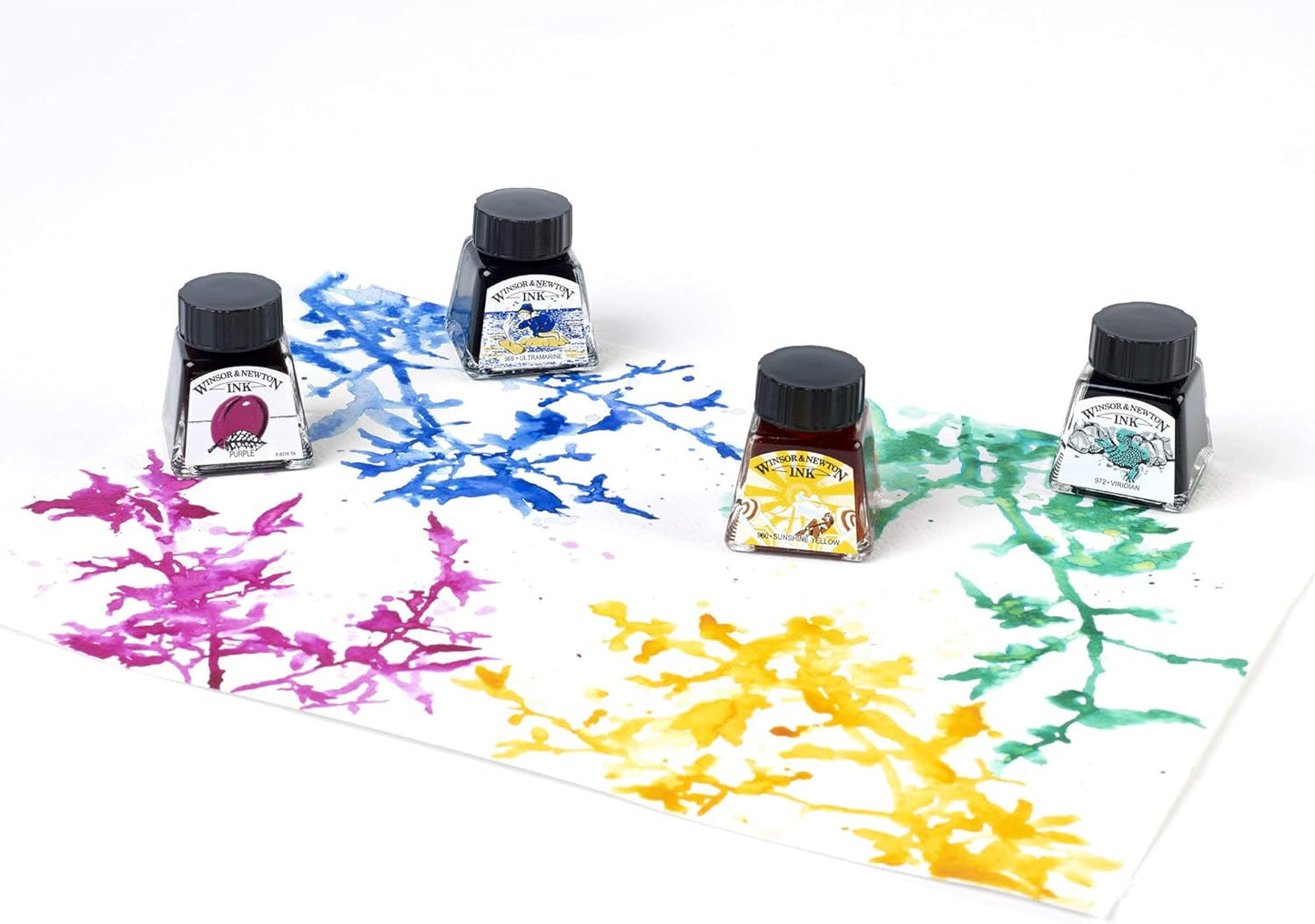 Winsor & Newton Drawing Ink, 14ml Bottle, Blue