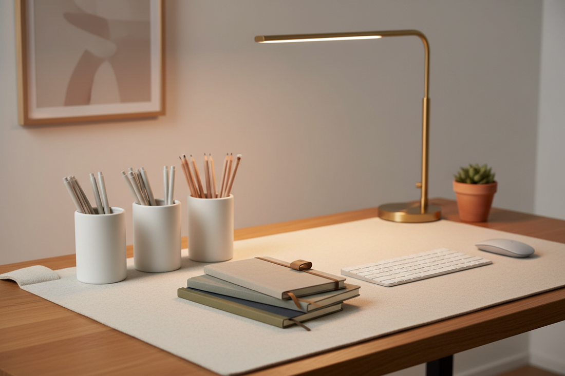 How Better Desk Organization Helped Us Feel Less Overwhelmed