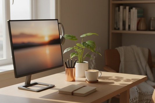 How Our Desk Finally Became a Place We Wanted to Sit Down