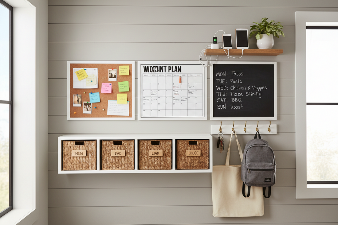 How to Create a Family Command Center That Actually Keeps Everyone Organized