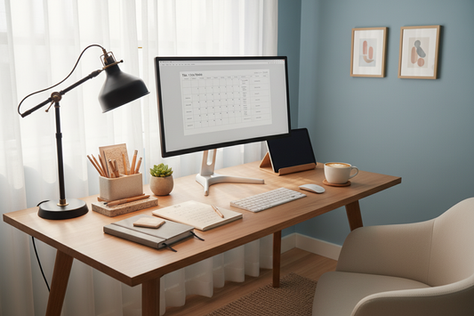 How We Turned Our Desk Into a Place We Actually Enjoy