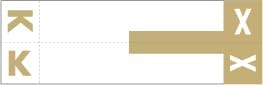 Doctor Stuff - File Folder Labels, Alphabet Letters, K/X, Compatible with Smead NCC - SNCC Series Alpha Stickers Light Brown, 1-5/32" x 3-5/8, 100/Package