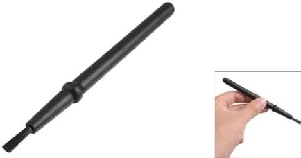 uxcell Black Round Handle PCB Cleaning Tool Anti Static Brush 5.5 inch