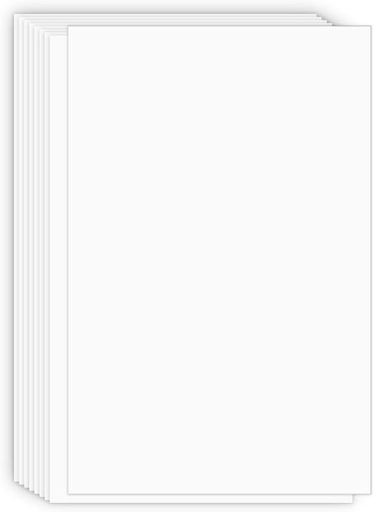 Half Letter Size Paper, 5.5"x8.5, 100gsm, White, 100 Sheets