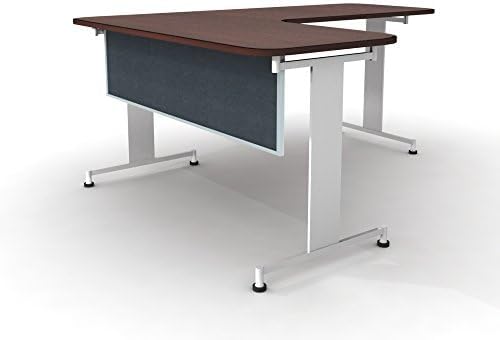 OBEX Acoustic Table Mounted Modesty Desk Privacy & Sound Absorbing Panel for Office Cubicles, 24" x 72", Twilight