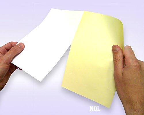 NextDayLabels - Case of 1,000 Sheets 8-1/2 x 11" 2 Part Perforated Paper, Great for Invoices, Receipt, Statement etc. (White/Yellow)