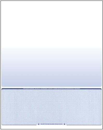 Compuchecks 2500 Blank Check On Bottom Stock Paper Compatible with QuickBooks and Versa Check (Blue Diamond) Print Easy Your Secure Computer Laser Checks for Business Payroll Or Personal Use