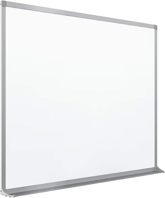 Quartet Porcelain Whiteboard, Magnetic Dry Erase White Board, 4' x 6', Aluminum Frame (PPA406)
