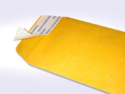 NextDayLabels #7 Coin Envelopes - 25-Pack Brown Kraft Peel & Seal Money Envelopes for Cash, Coins, Jewelry, or Small Parts for Home, Office, or Business Use - Made in USA