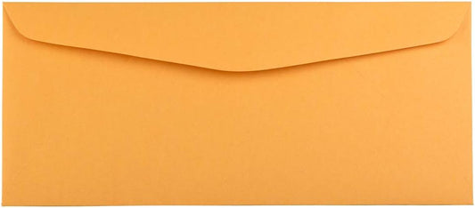 JAM PAPER #14 Envelopes - 5 x 11 1/2 - Brown Kraft Manila - 25/Pack