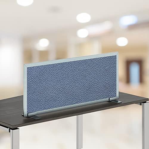 OBEX Acoustical Free Standing Privacy Screen, Cubicle Accessories Desk Privacy Panel, Desk Dividers for Office, Office Furniture Partitions Portable Sound Proof Dividers, 24" x 24", Twilight