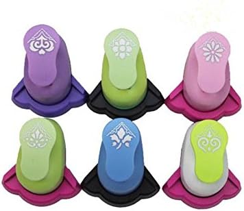 Fascola 1Pcs Embossing DIY Corner Paper Printing Card Cutter Scrapbook Shaper Large Embossing Device Hole Punch Kids Handmade Craft Gift, Total 12 Design (Style 5)