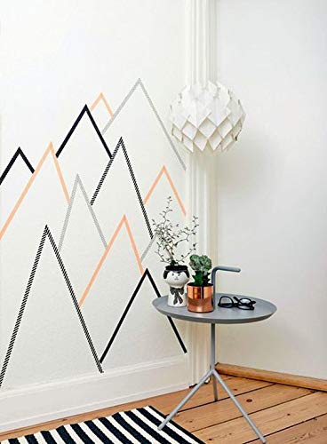 Painter's Tape, 0.6 in x 60 yd (180 Yards Total), 3 Rolls - Black Painting & Masking Tape - Multi Surface Use - 14 Day Clean Release Trim Edge Finishing Tape