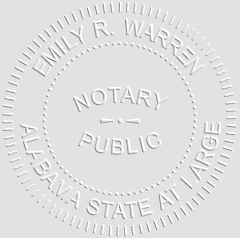 MaxMark Notary Seal Round Embosser for New Hampshire State - Includes Gold Burst Seal Labels (50 Count)