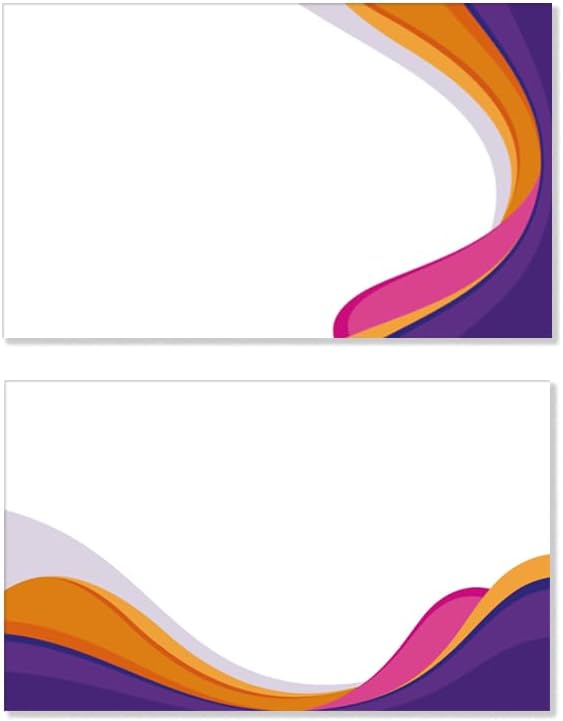 100pcs custom business cards thank you cards with logo picture 300gsm coated paper laminate two-sided printed (style 7)