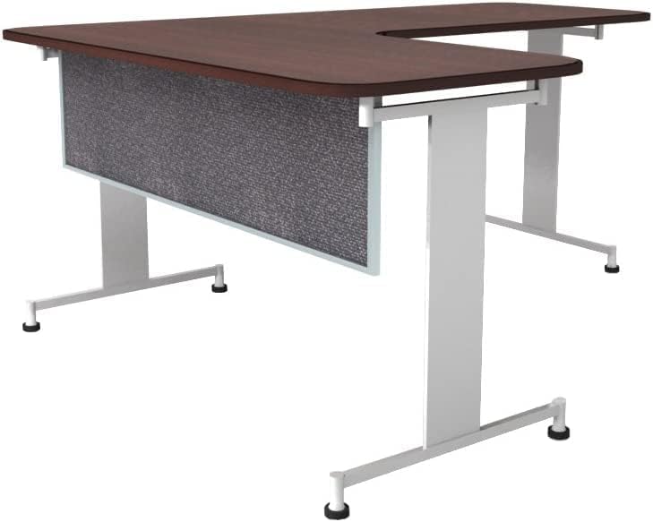 OBEX Acoustic Table Mounted Modesty Desk Privacy & Sound Absorbing Panel for Office Cubicles, 18" x 66", Graphite