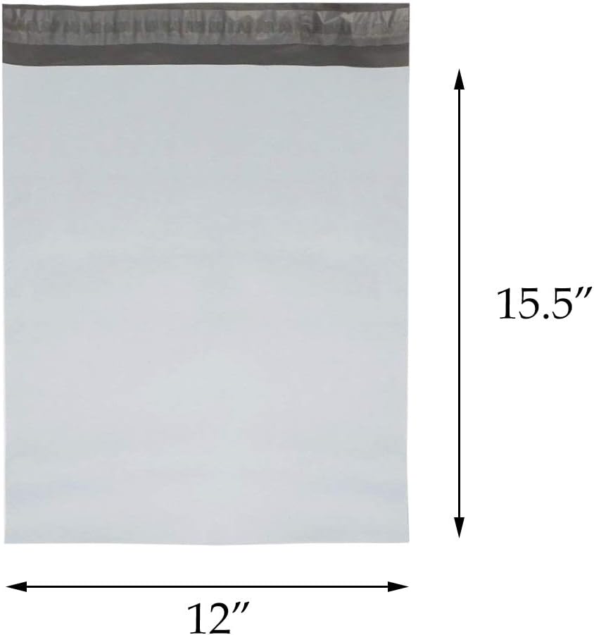 Poly Mailers 12"x15.5" Envelopes Shipping Bags Self Sealing, 1000 Bags