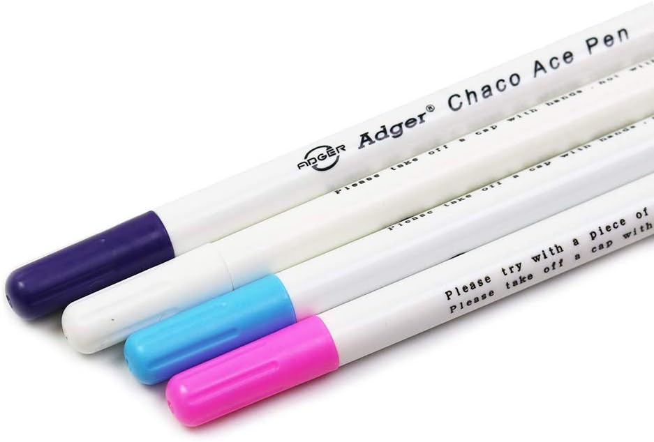 TopHomer Water Erasable Fabric Marking Pen Temporary Marking Auto-Vanishing Pen Fabric Markers Pen Colorful Water Soluble Ink for Dressmaking, Handicraft, Embroidery, Artificial Flowers(Yellow)