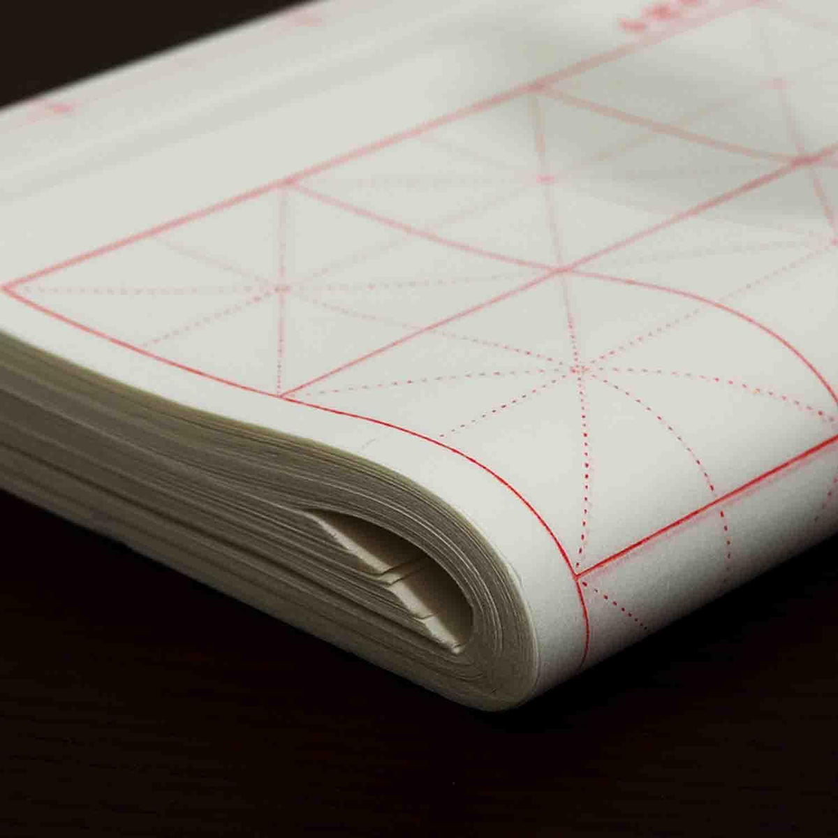 KYMY Chinese Japanese Calligraphy Paper with Grids, Sumi Paper/Rice Paper for Writing Painting Practice Students Beginning, Chinese Brush Ink Xuan Paper 100 Sheets (10 cm(3.9") /Grid)