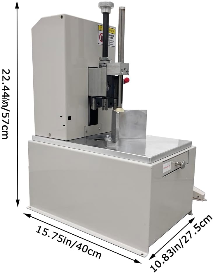 Electric Corner Round Cutting Machine with Foot Switch Electric Corner Rounding Machine with R3-R9 Seven Kinds of Cutting Blades for Name Card Film Leather 110V 120W