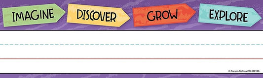 Carson Dellosa Nature Explorers 36PC Name Labels for Kids, Positive Affirmations Tags for Labeling Classroom, School Supplies, Chalkboard, Desk Organizer and Locker Organization Teacher Decor