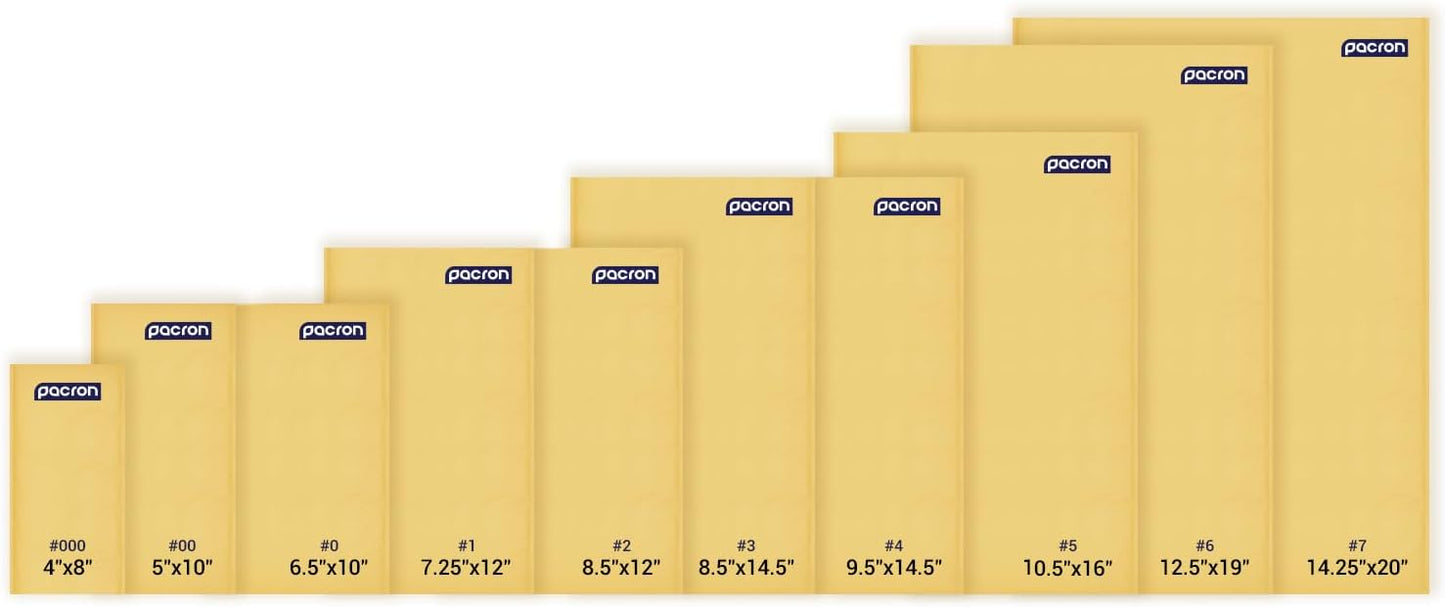 Kraft Bubble Mailers 100 Pack, 9.5 x 14.5 Inch Padded Shipping Envelopes, Yellow Mailing Envelopes for Documents & Packages, Durable & Lightweight, Made in USA