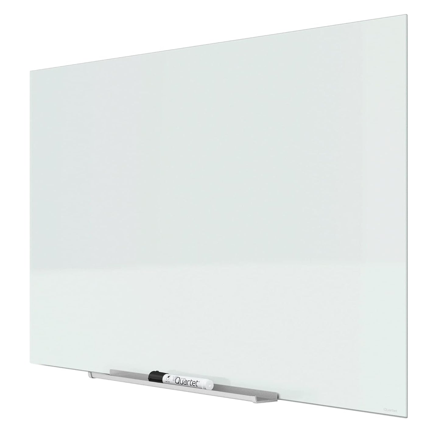 Quartet Glass Whiteboard, Magnetic Dry Erase Board, Wall Mounted Whiteboard for Office, School and Home, 85" x 48", White (G8548IMW)