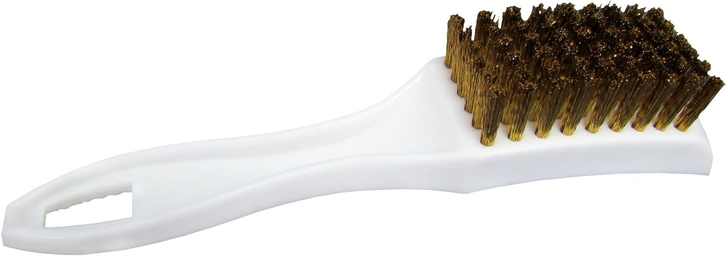 STAR BRITE Small Plastic Utility Brush with Brass Bristles (040069)