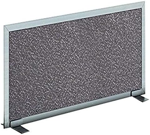 OBEX Acoustical Free Standing Privacy Screen, Cubicle Accessories Desk Privacy Panel, Desk Dividers for Office, Office Furniture Partitions Portable Sound Proof Dividers, 18" x 66", Graphite