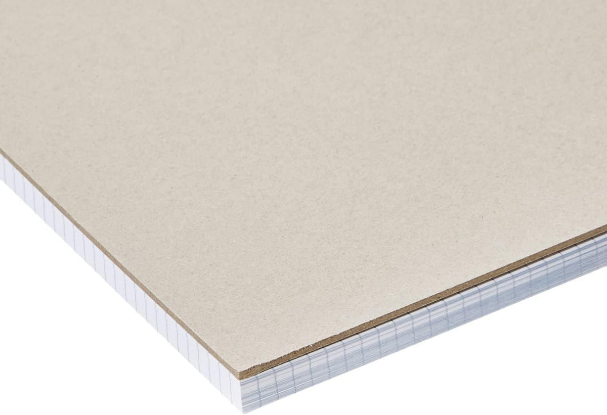 Amazon Basics Quad-Ruled Graph Paper Pad, Pack of 2, 8.5 Inch x 11.75 Inch, 100 Sheets/Pad, White