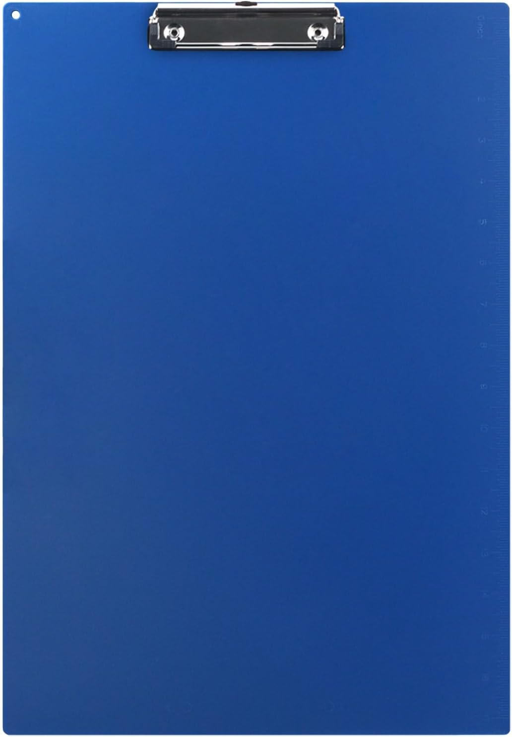 Acocony 11x17 Clipboard Vertical with Ruler Extra Large Clipboard Low Profile Clip 11 x 17 Clipping Board Plastic Blue Pack of 1