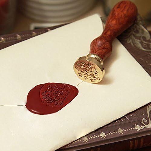 Vintage Alphabet Initial A Wax Seal Sealing Stamp Sealing Wax Sticks Spoon Wood Box Set Classical Old-fashioned Antique Alphabet Invitation Package Seal Wax Stamp Box Kit