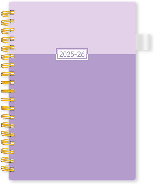 Planner 2025-2026, Academic Planners for Teacher & Student, AIMPEAK Weekly & Monthly Calendar Planner for Women, Daily Planners run from Jul.2025 - Jun.2026, Monthly Tabs, Purple, 7"x10"