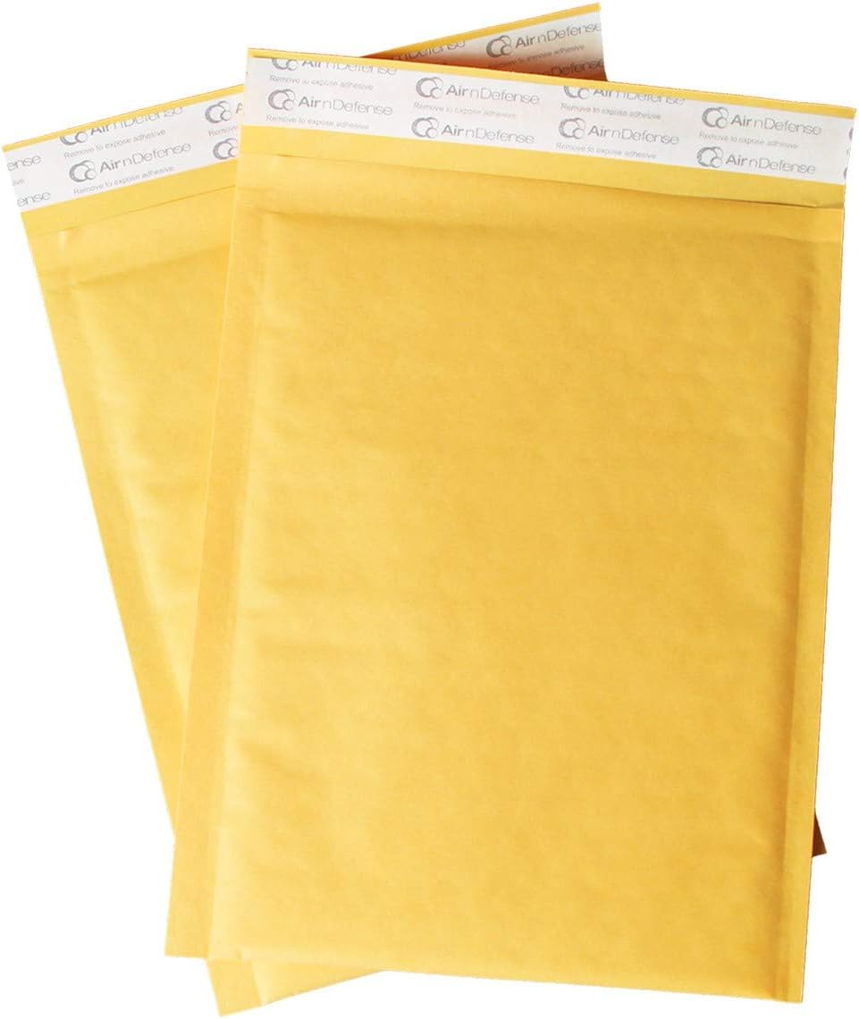 5/50/100/200/250/300/400/500/1000 pcs #6 12.5 x 19 Kraft Bubble Padded Envelopes Mailers Shipping Bags AirnDefense (500)
