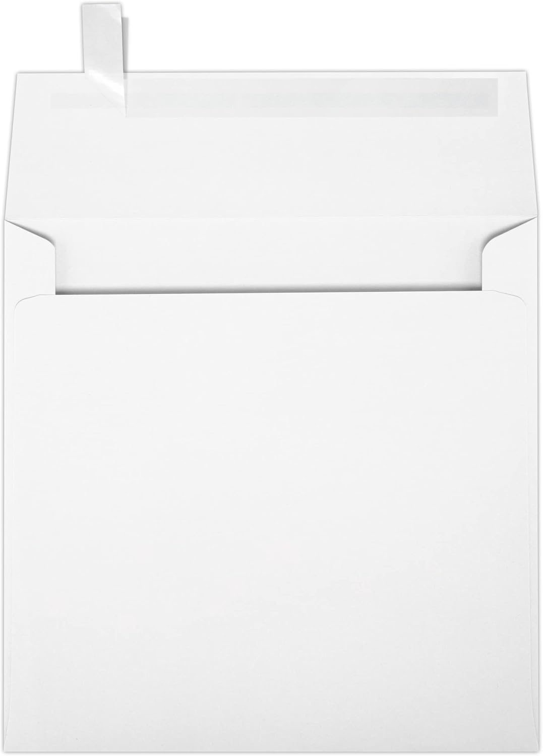 LUXPaper Square Invitation Envelopes | Peel & Press | 6" x 6" | Bright White | 80lb. Text | 500 Qty