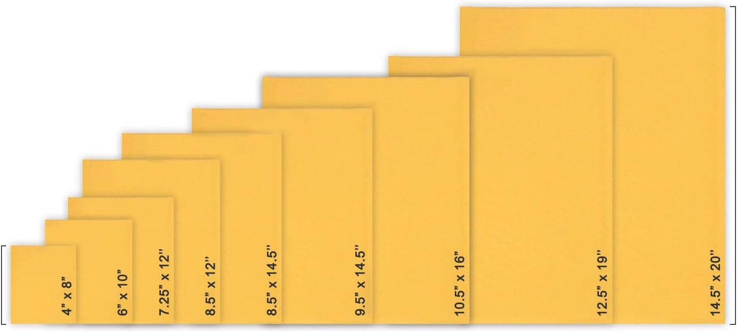 PackageZoom #6 12.5 x 19 Padded Envelopes Kraft Bubble Mailer Shipping Envelopes 50 Pack