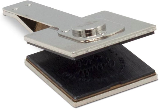 Shiny Custom Logo Embosser Insert - 1-5/8" (1.625") Square Personalized Paper Embosser - Insert Only