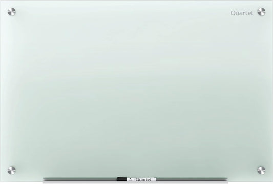 Quartet Glass Whiteboard, Non-Magnetic Dry Erase White Board, 4' x 3', Frosted Surface, Infinity (G4836F)