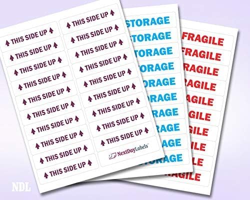 NextDayLabels – 4” x 1" Rectangular Sticker Labels for Printer - White Laser/Inkjet Printer Labels Return Address Labels Shipping Label Stickers (1000 Sheets, 20 Per Sheet, 20000 Labels)