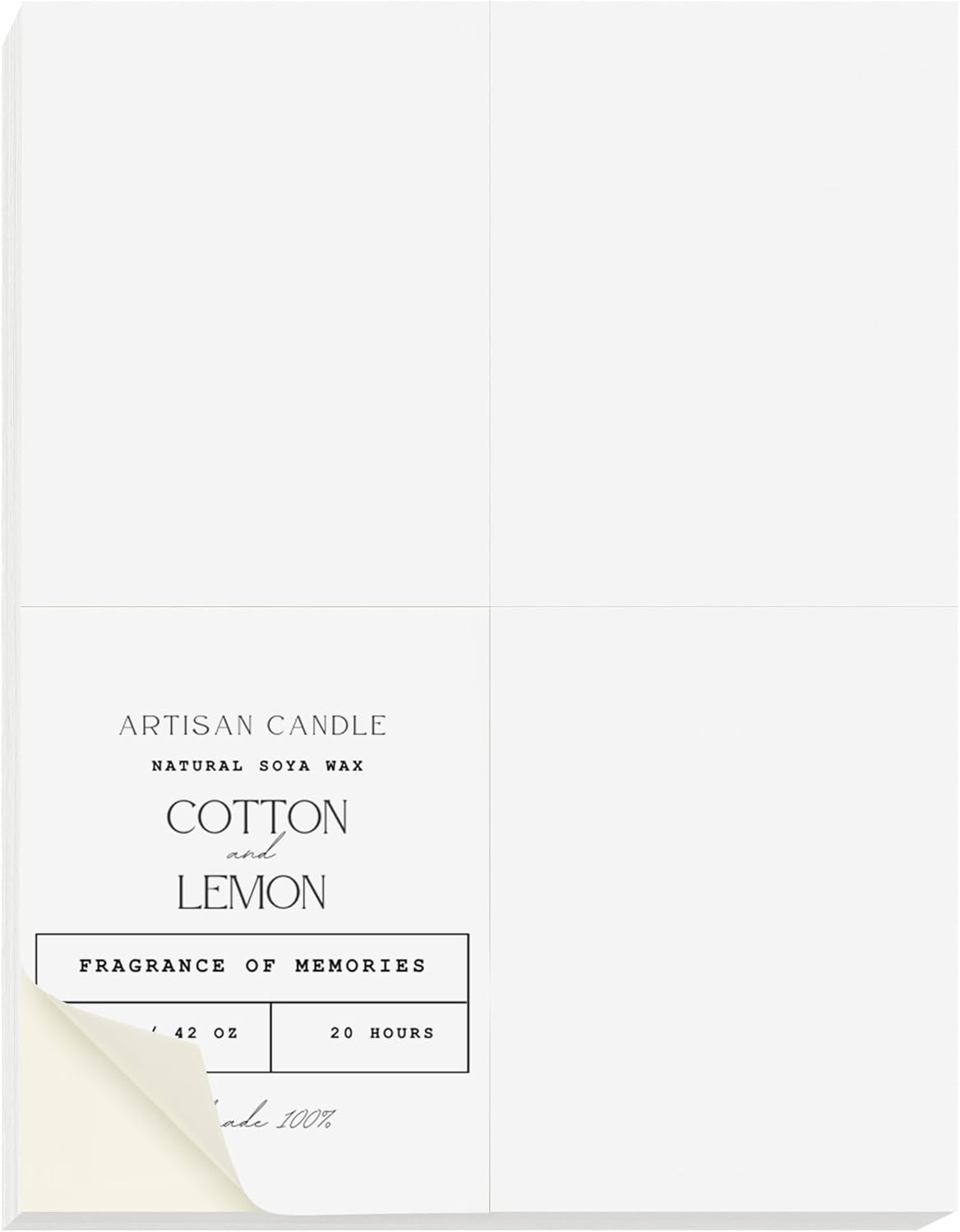 NextDayLabels – 4-1/4" x 5-1/2" Rectangular Sticker Labels for Printer - White Laser/Inkjet Printer Labels Return Address Labels Shipping Label Stickers (1000 Sheets, 4 Per Sheet, 4000 Labels)
